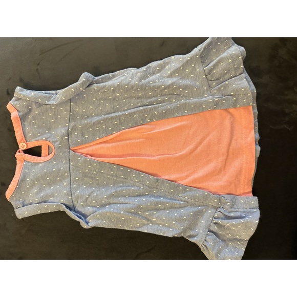 5/$10 Disney Baby blue and pink short sleeve top with dumbo 6-12 months - Picture 3 of 3